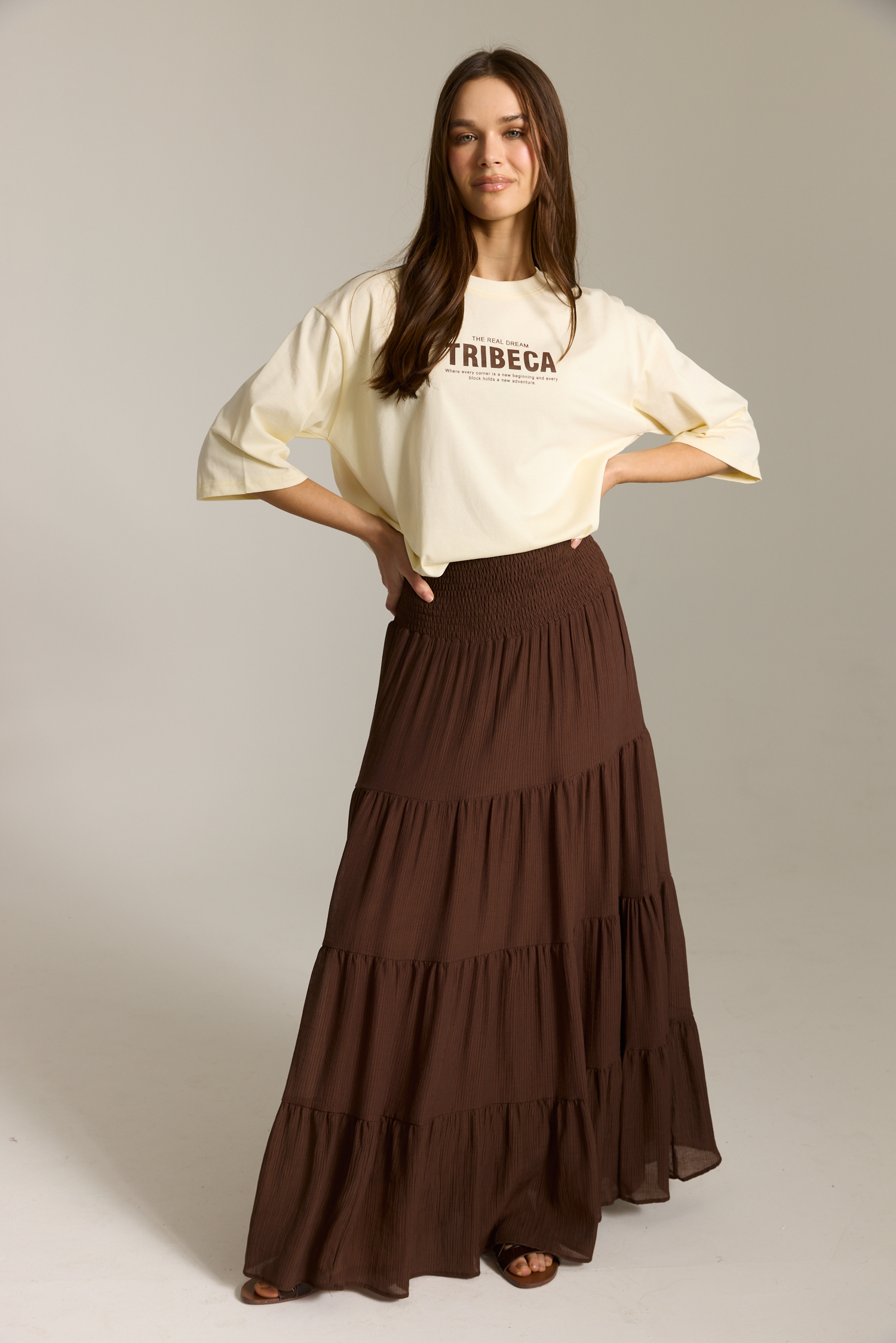 חצאית מקסי ציפקה