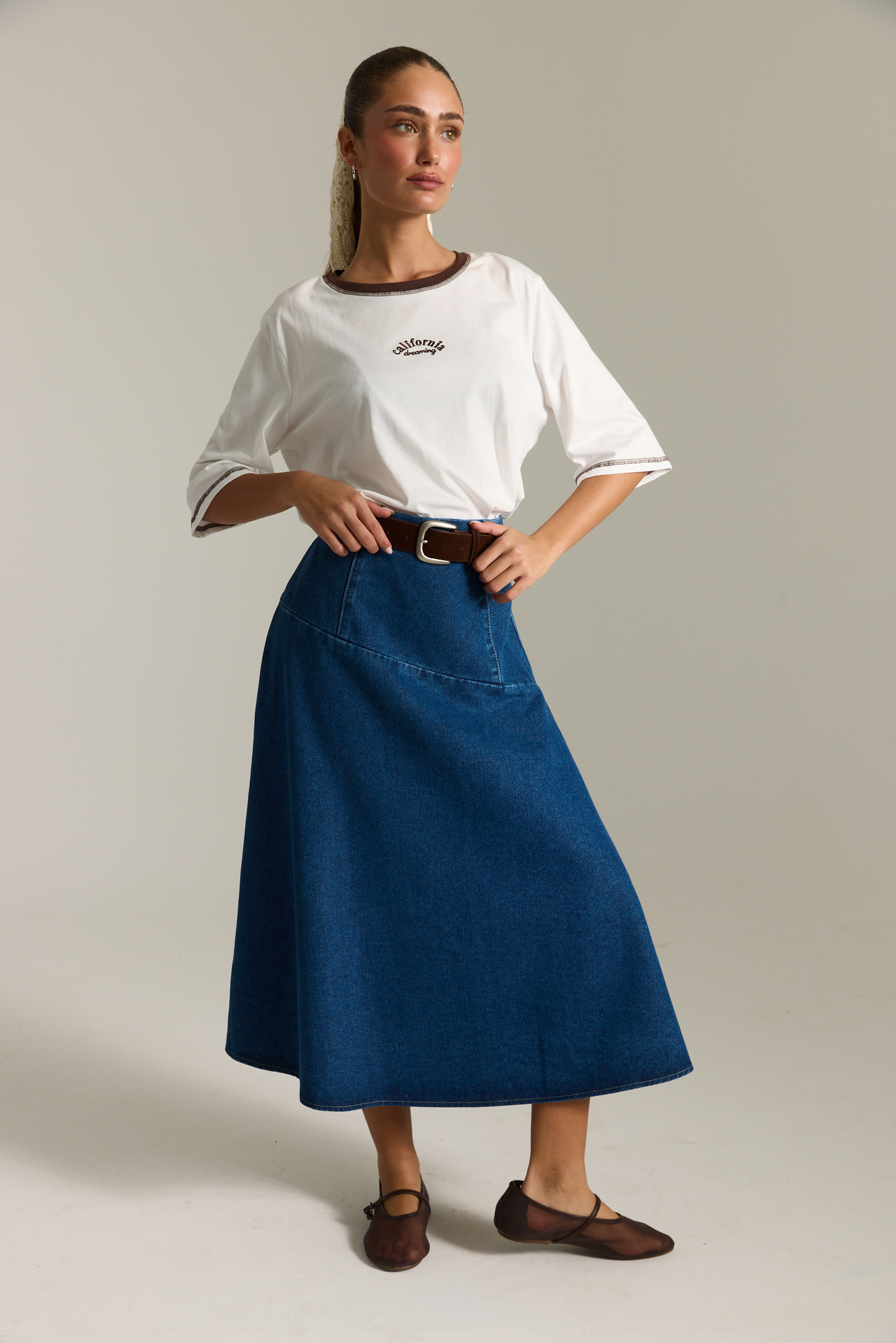 חצאית ג`ינס